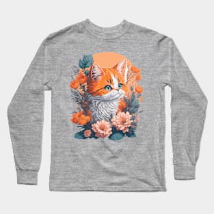 Cute Kitten Long Sleeve T-Shirt